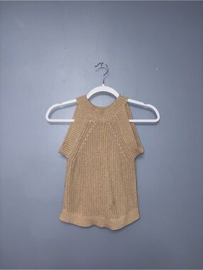 Active USA • Beige Knit Tank